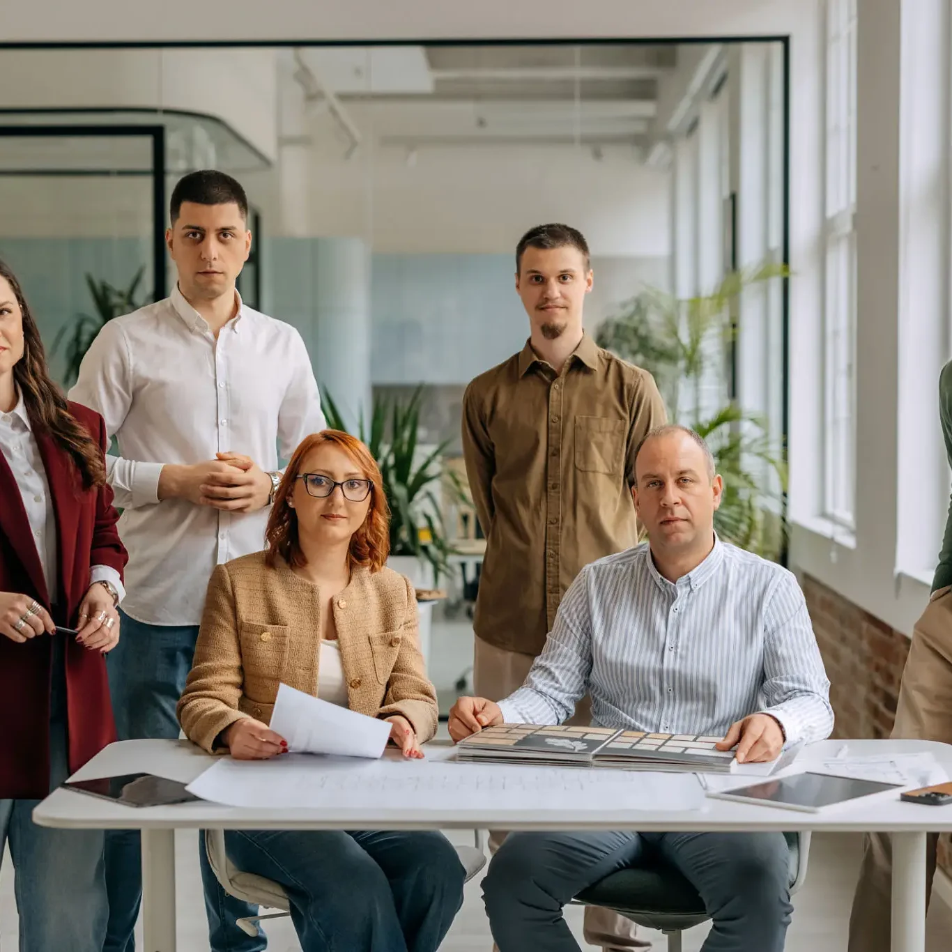 A group of professionals attending a program